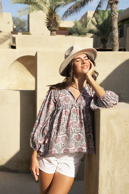 Meera Blouse - Wisteria