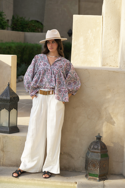 Meera Blouse - Wisteria