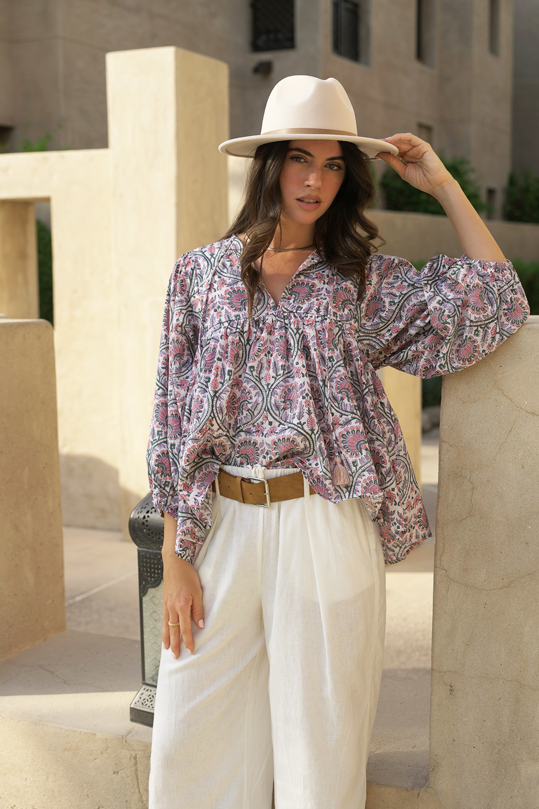 Meera Blouse - Wisteria