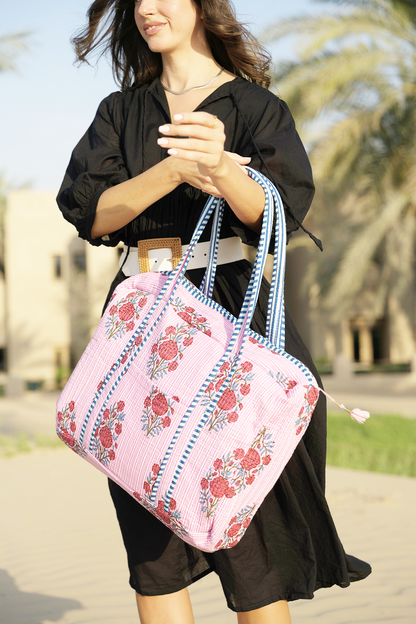 Kamini Tote - Rose Petal