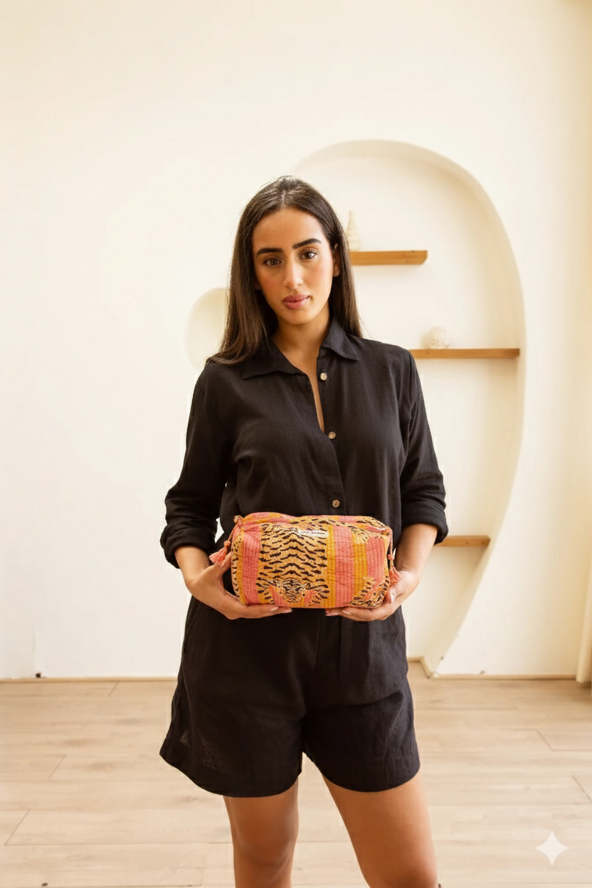Makeup Bag Wild Ember Tigress