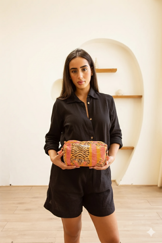 Makeup Bag Wild Ember Tigress