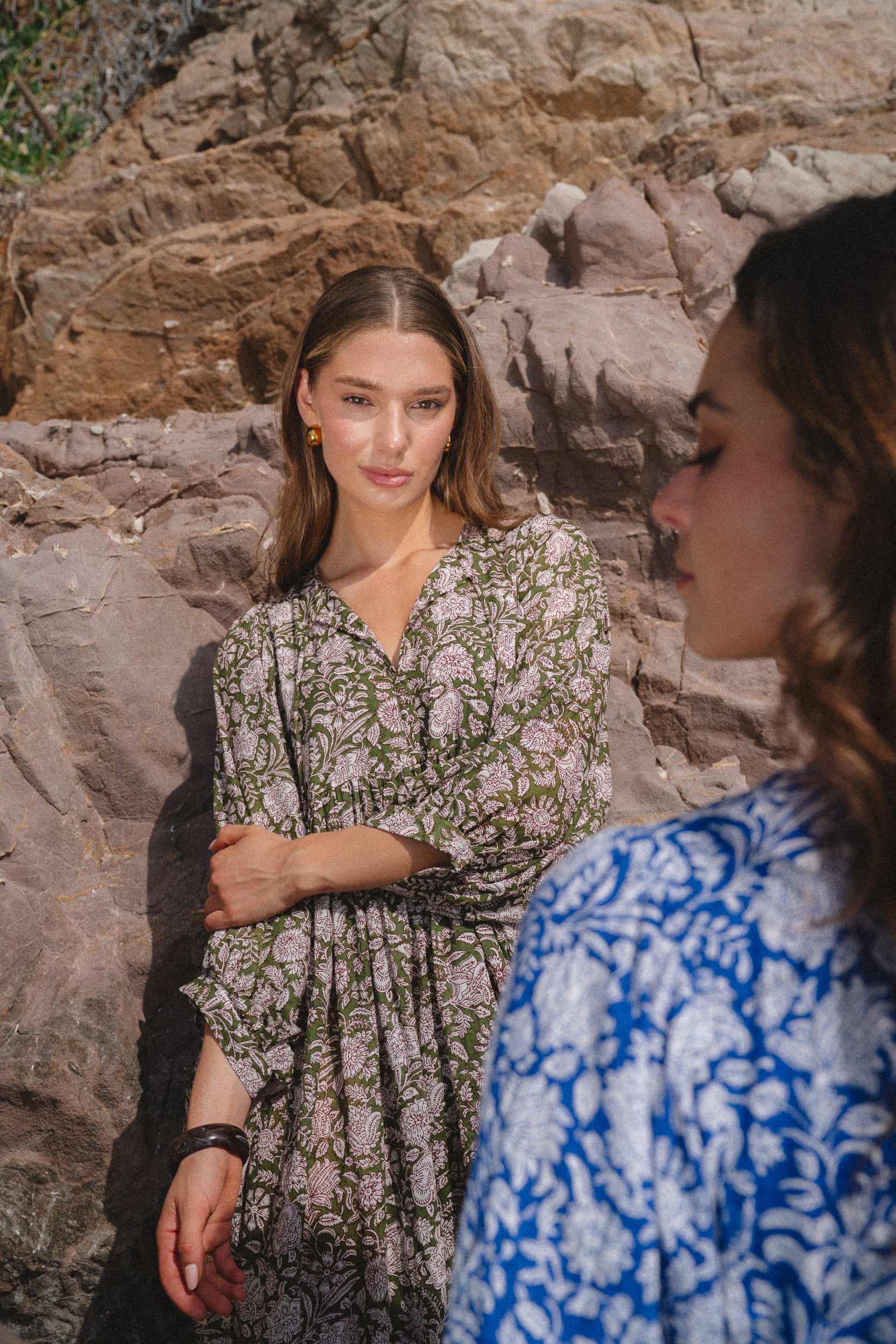 Maya Midi Dress Olive