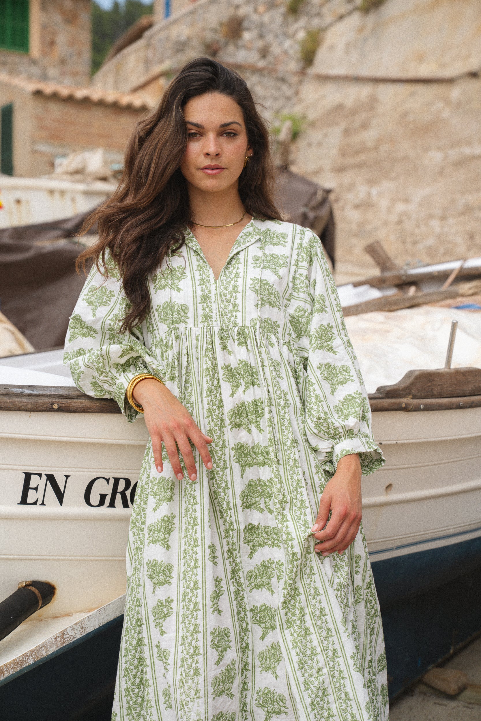 Liana Midi Dress - Fern