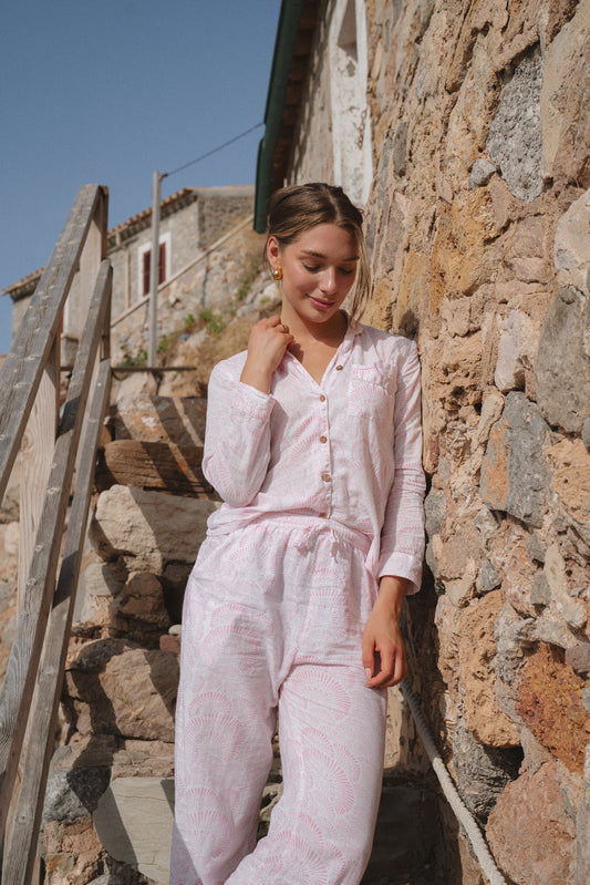 Araya Pajama Set - Lilac Mist
