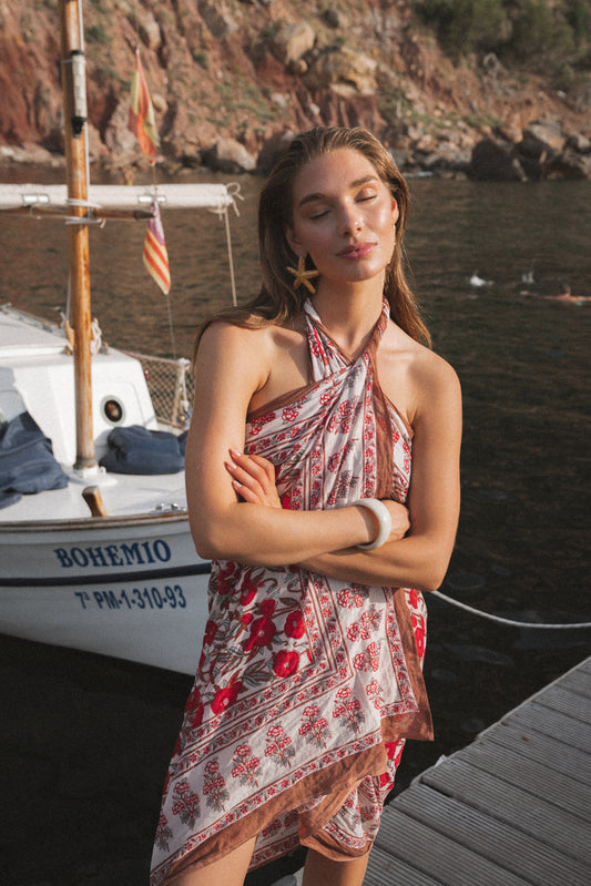 Kamini Sarong - Hibiscus