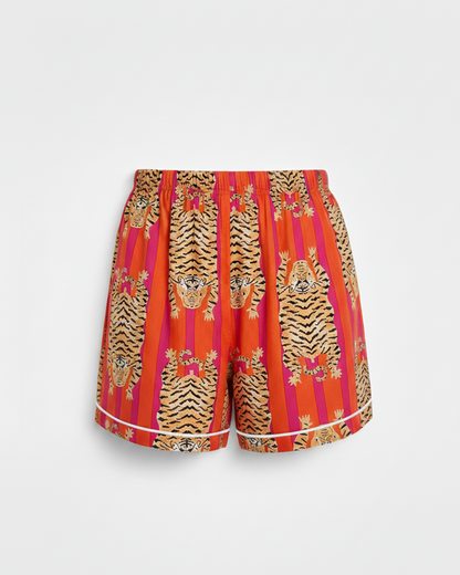 Amrita Pajamas Set Red Tigress