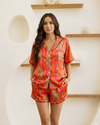 Amrita Pajamas Set Red Tigress
