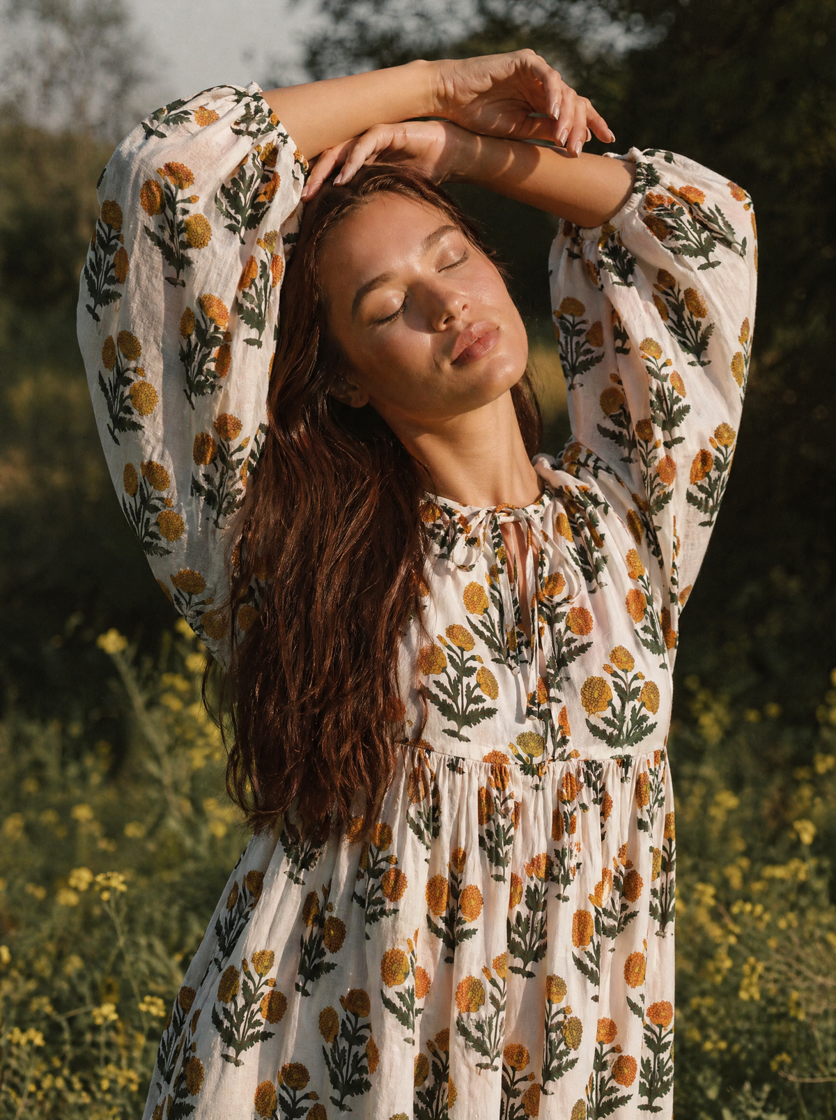 Leela Midi Dress Honey Meadow VIP