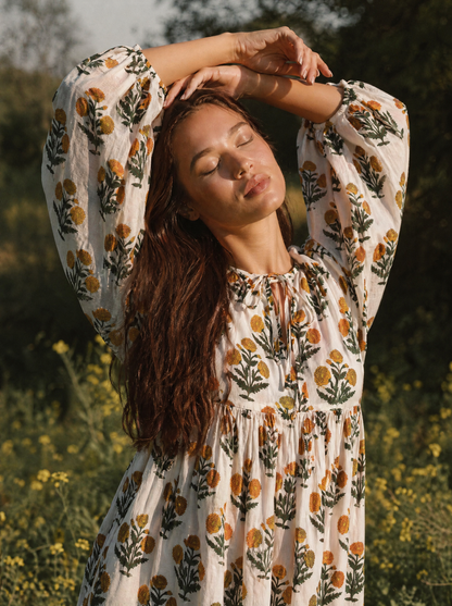 Leela Midi Dress Honey Meadow
