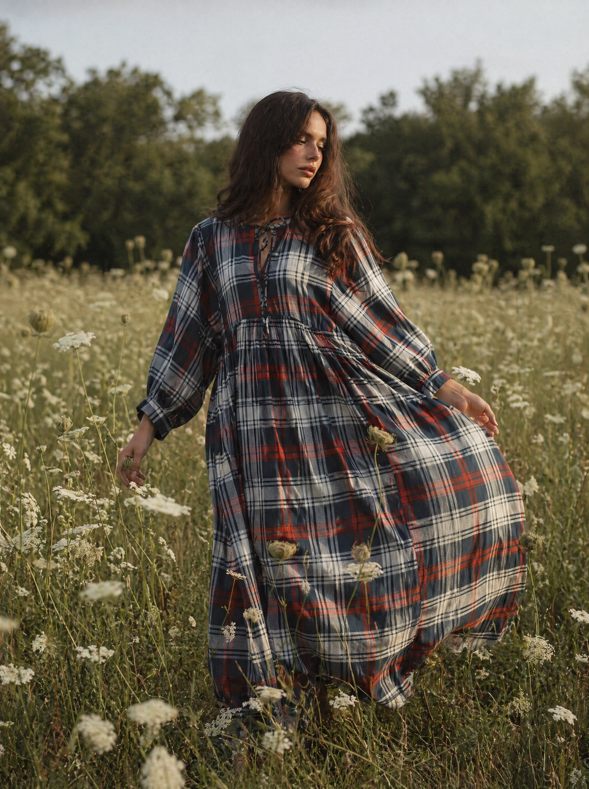 Tara Midi Dress Highland