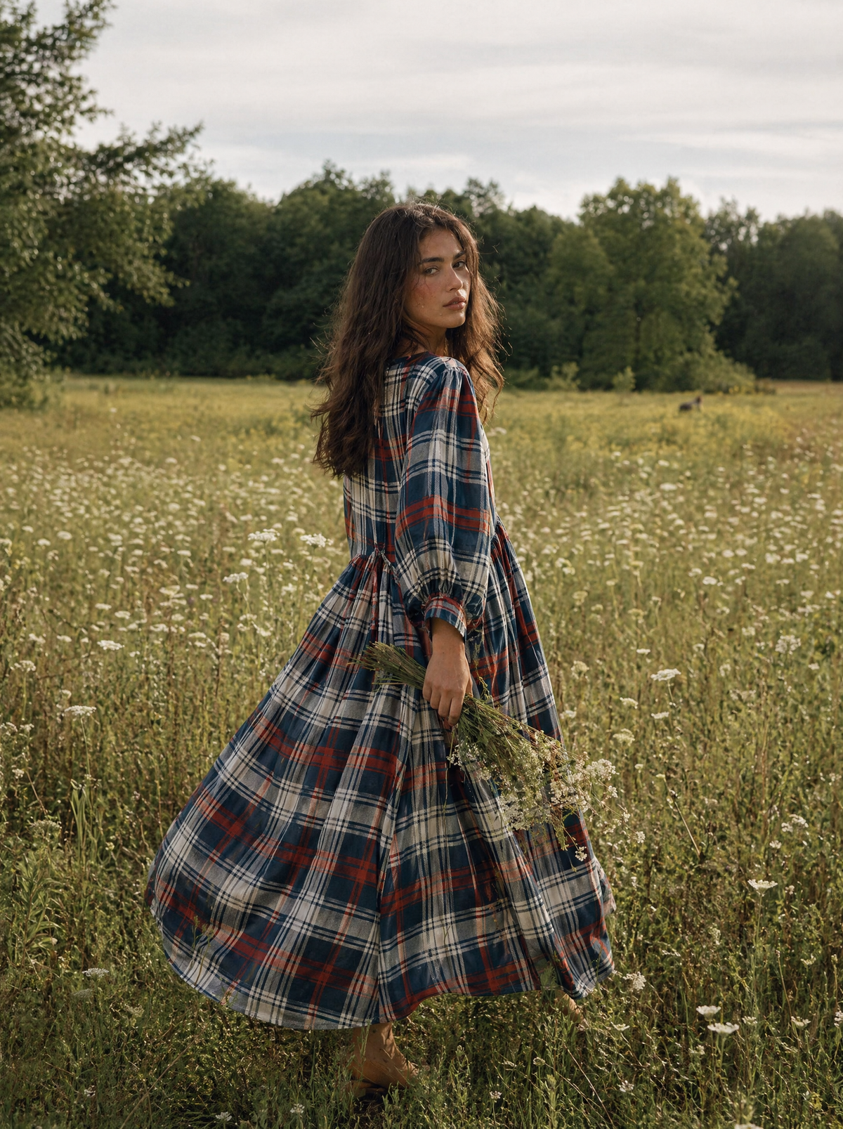 Tara Midi Dress Highland VIP