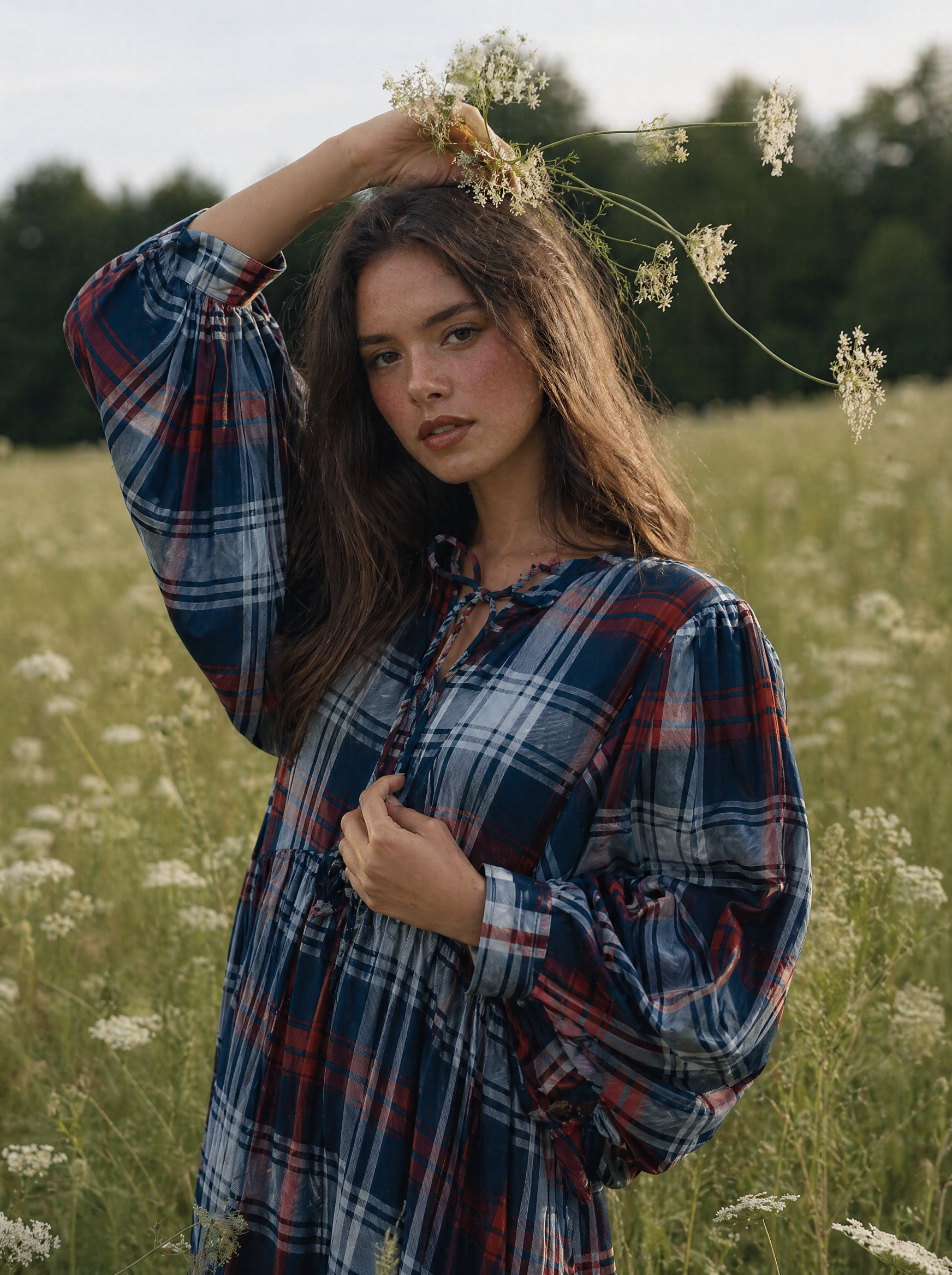 Tara Midi Dress Highland