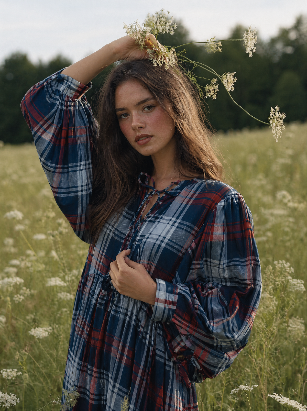 Tara Midi Dress Highland