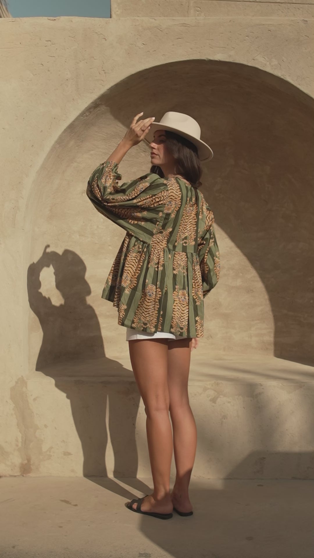 Meera Blouse - Peony Petal