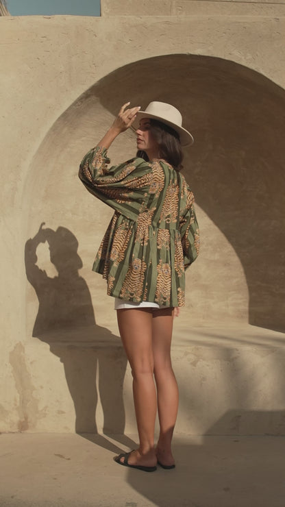 Meera Blouse - Tigress Vine