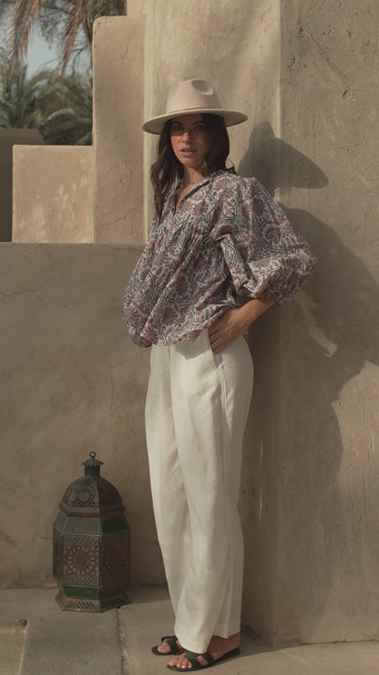 Meera Blouse - Wisteria