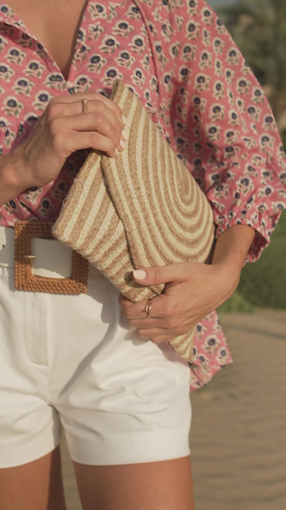 Sohana Clutch - Sand Beige